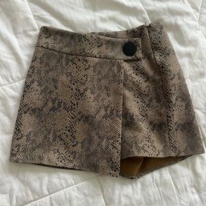 Zara leather skirt
